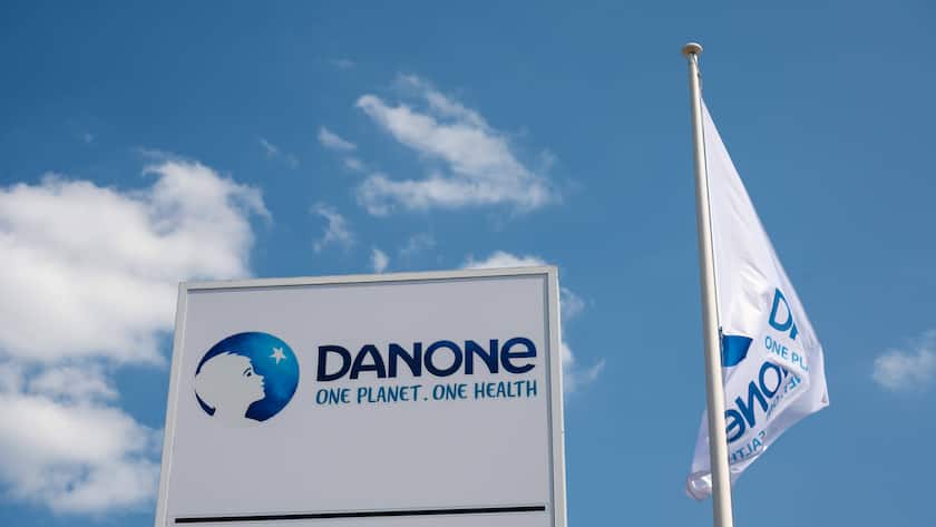 Fabrik von Danone in Belgien.