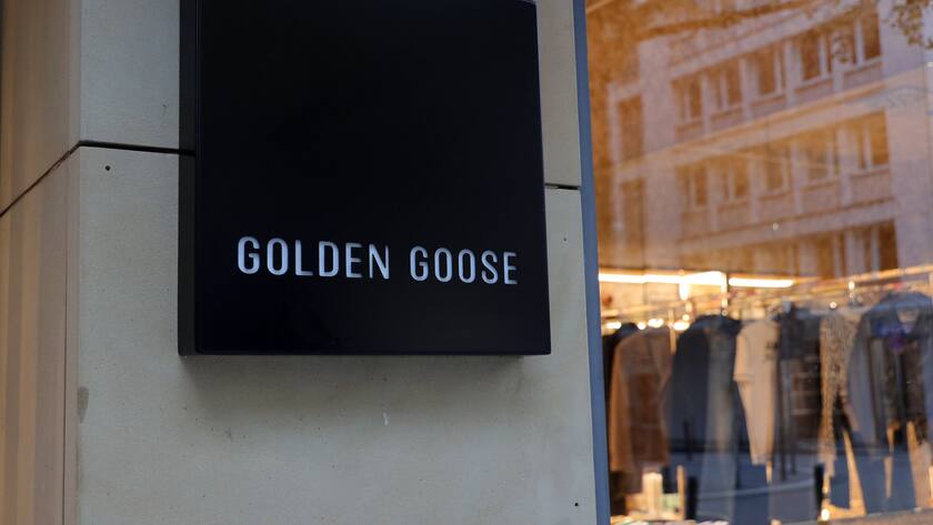 Blick in einen Golden Goose Store in Deutschland.