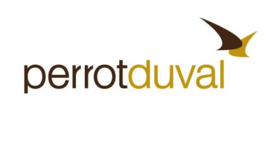 Das Logo der Beteiligungsgesellschaft Perrot Duval.