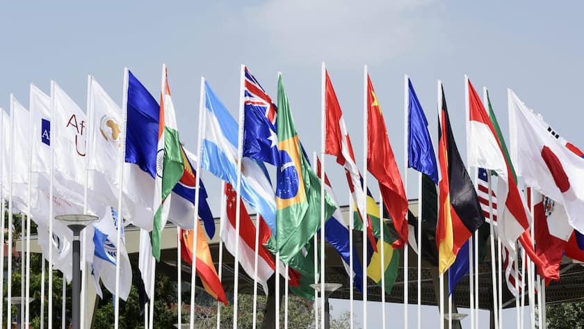 Flaggen der G20.