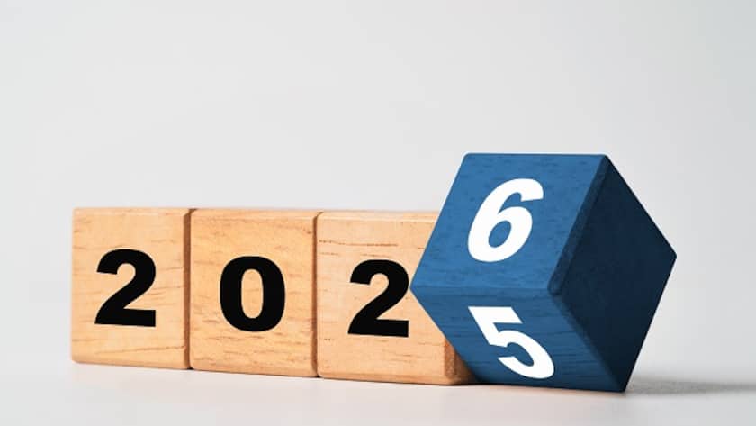 Der Jahreswechsel von 2025 auf 2026 steht bevor.