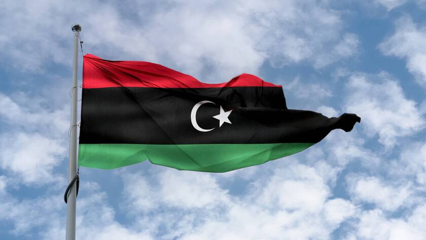 Flagge Libyens