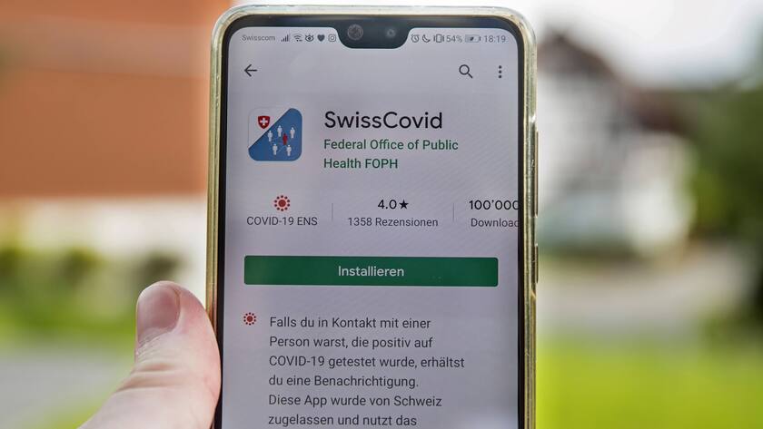 SwissCovid, die Schweizer Corona-Tracing-App, wurde im Juni 2020 lanciert.