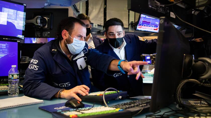 Händler an der New York Stock Exchange (NYSE).