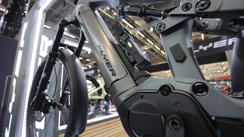 Ein Elektrovelo der Marke Flyer.