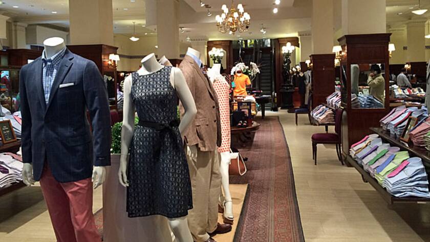 Konsumtempel für traditionelle amerikanische Bekleidung: Brooks Brothers in New York.
