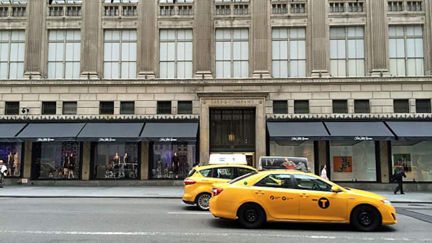 Luxus-Warenhaus Saks an der New Yorker Fifth Avenue.