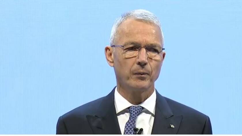 Axel Lehmann, VR-Präsident der Credit Suisse, an der letzten Generalversammlung der Bank am 4. April 2023.