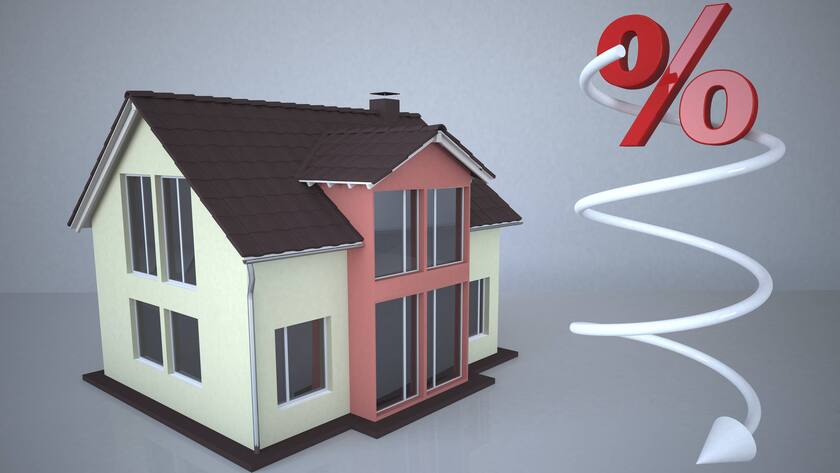 Die Hypothekarzinsen sind auf historische Tiefstände gesunken.