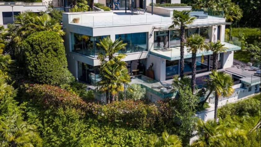2024 war diese Villa das «teuerste Ferienhaus der Schweiz». Das Anwesen liegt im Tessin und verspricht eine «schöne Aussicht auf den Luganersee und die umliegenden Berge».