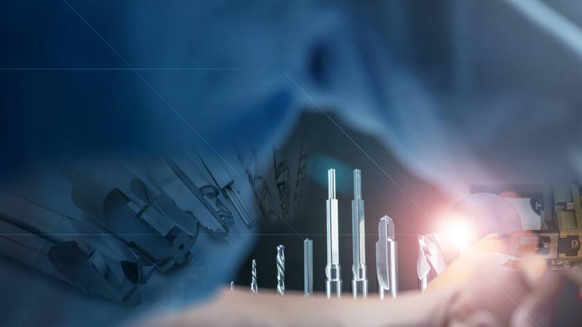 Wolfram ist in vielen Bohrköpfen enthalten. Im Bild: Hartmetall-Schneidwerkzeuge für industrielle Anwendungen (2017).