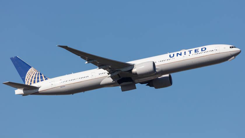 Eine Boeing 777 «Triple Seven» der United Airlines.