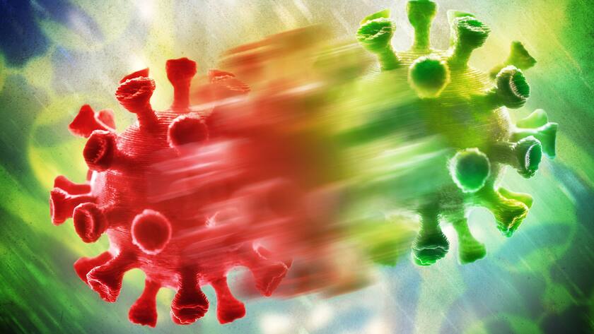 Mutierte Viren sind auf dem Vormarsch und sorgen für grosse Verunsicherung.