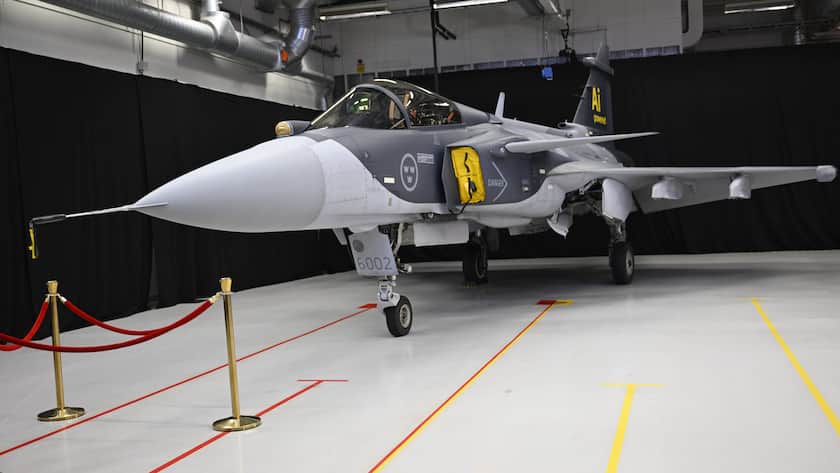 Ein Gripen-Jet des Herstellers Saab.