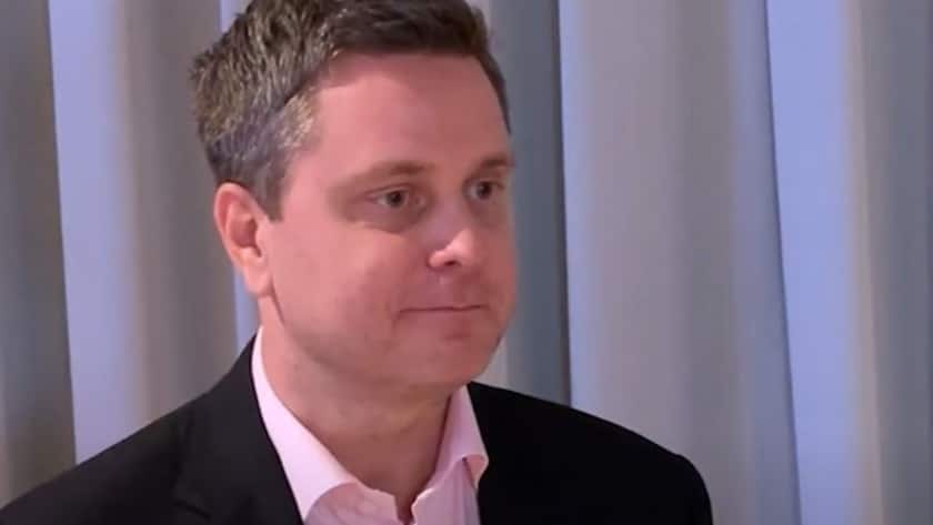 Thomas Schinecker, CEO von Roche, in einem Video-Interview im Februar 2024.