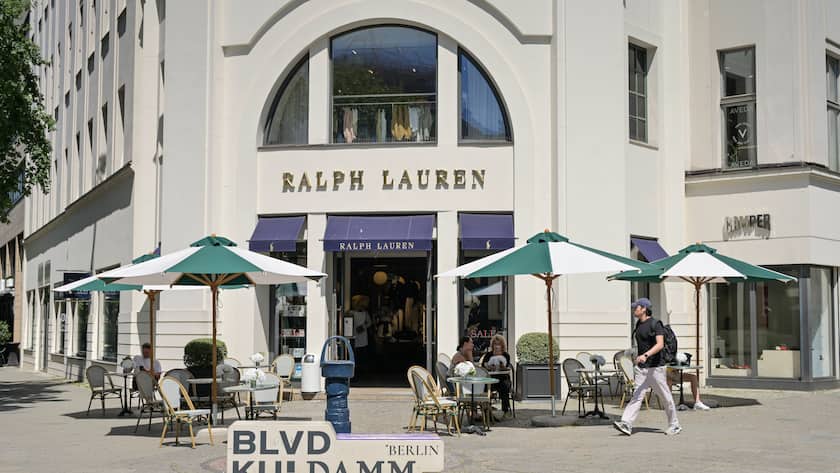 Die Präsenz von Ralph Lauren am Kurfürstendamm in Berlin.