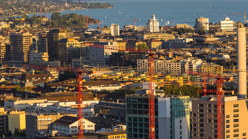 Baukräne in Zürich (2022)