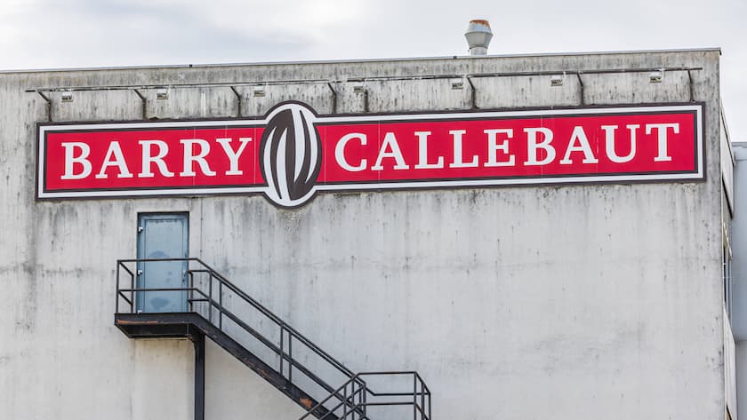 Logo des Schokoladenhersteller Barry Callebaut in Stettbach bei Dübendorf im Kanton Zürich.