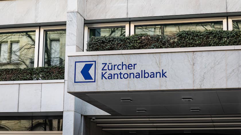 Firmensitz der Zürcher Kantonalbank an der Zürcher Bahnhofstrasse.
