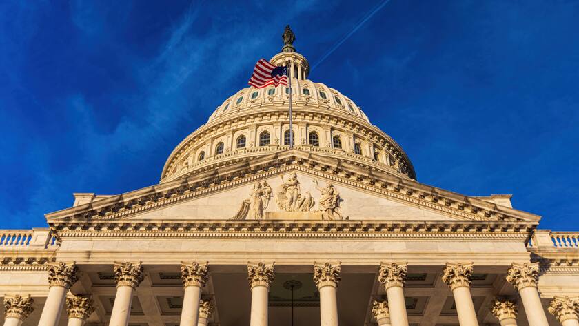 Das Kapitol in Washington, DC, USA (Januar 2025)