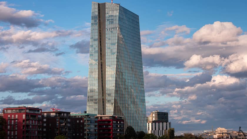 Die Europäische Zentralbank (EZB) in Frankfurt am Main.