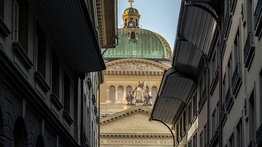 Das Bundeshaus in Bern.