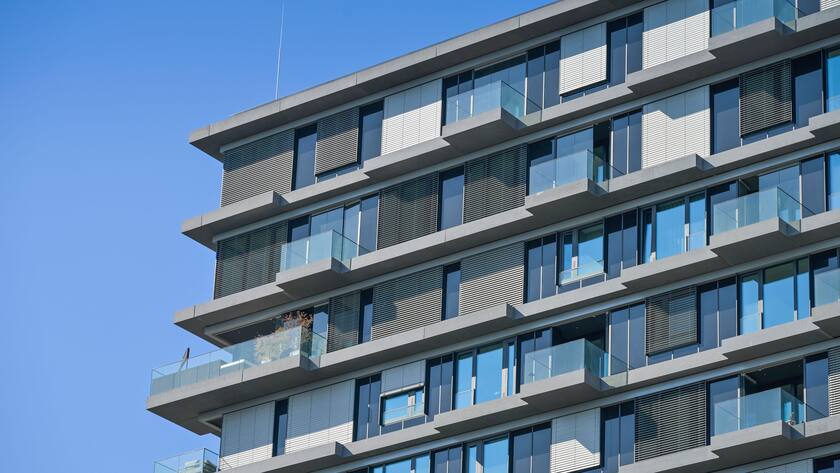 Wohnquartier beim Tiergarten in Berlin.