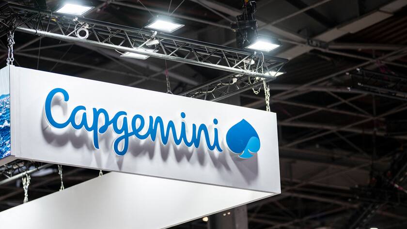 Das Logo von Capgemini, eines der weltweit führenden Beratungsunternehmen