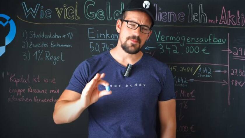 Der 35-jährige Kolja Barghoorn präsentiert den Youtube-Blog «Aktien mit Kopf».