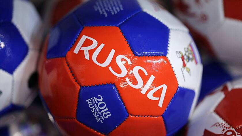 Ein Ball für die Fussball-WM 2018 in Russland.