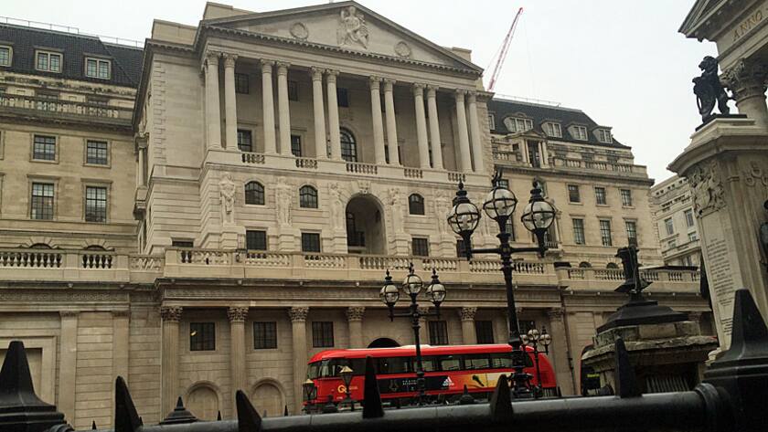 Hauptsitz der Bank of England an der Threadneedle Street in London.