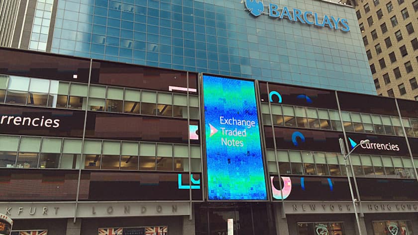 Barclays-Niederlassung in New York und ehemaliger Sitz von Lehman Brothers.