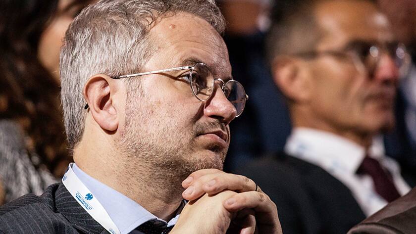 Claudio Borghi, italienischer Politiker, Wirtschaftssprecher und Chefökonom der Regierungspartei Lega Nord (7.6.2018).