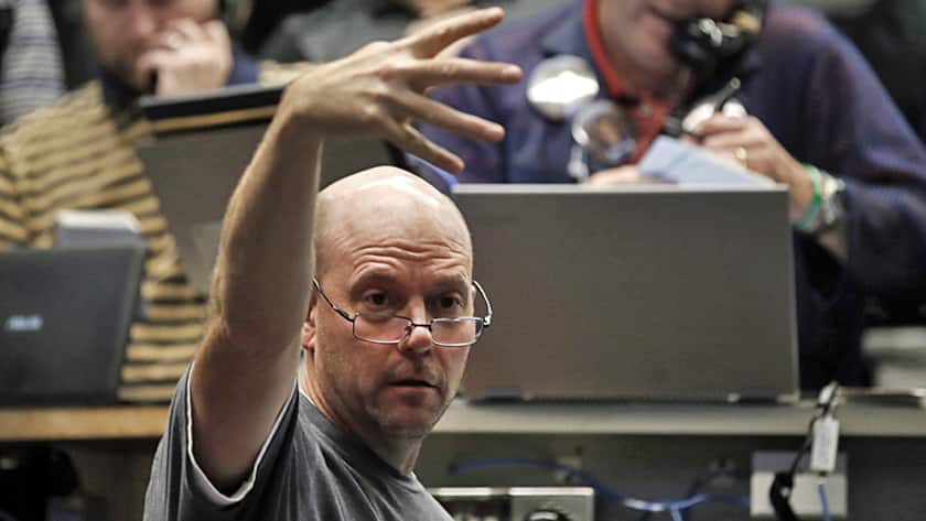 Ein Händler an der CBOE-Börse in Chicago (Nov. 2017).