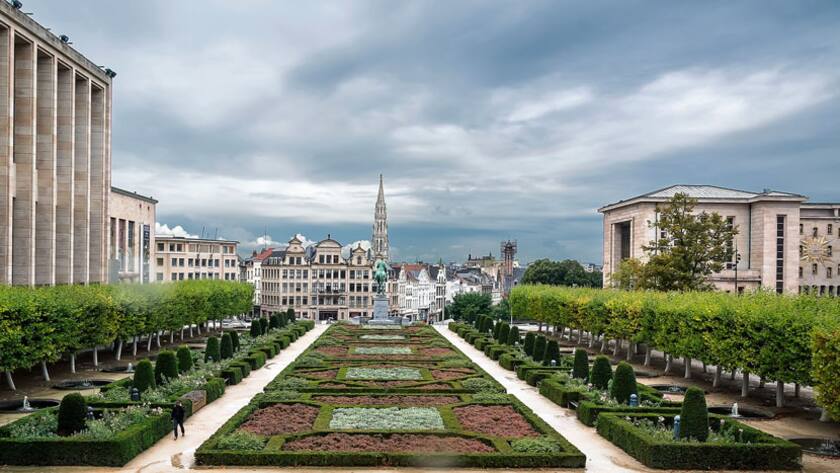 Blick auf das historische Zentrum von Brüssel.