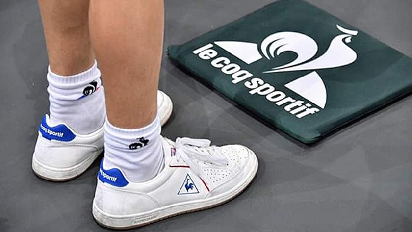 Turnschuhe von Le Coq Sportif.