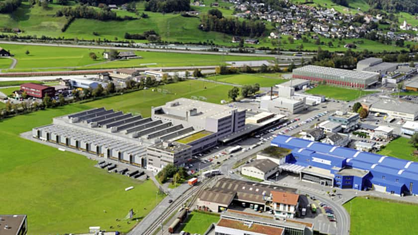 Der Hauptsitz des Dätwyler Konzernbereichs Sealing Technologies liegt in Schattdorf, Uri.