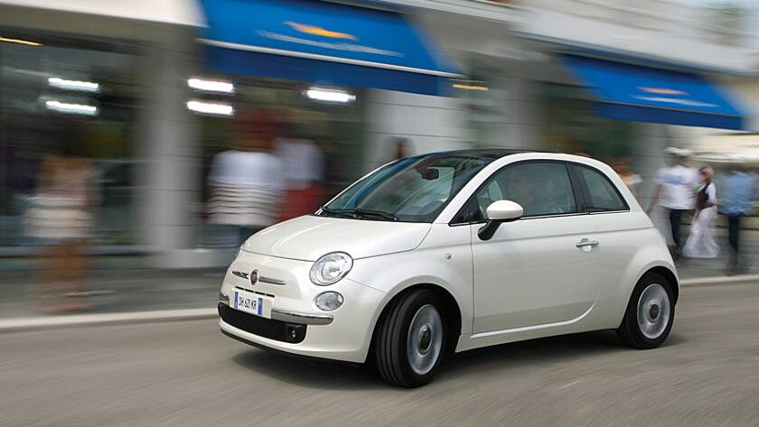 Der italienische Klassiker: Ein Fiat 500.