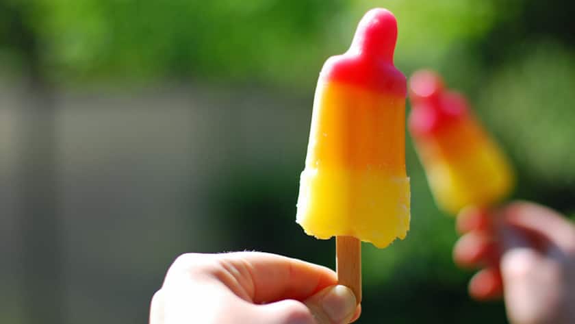 Raketen-Glaces sind in der Hitze beliebt.