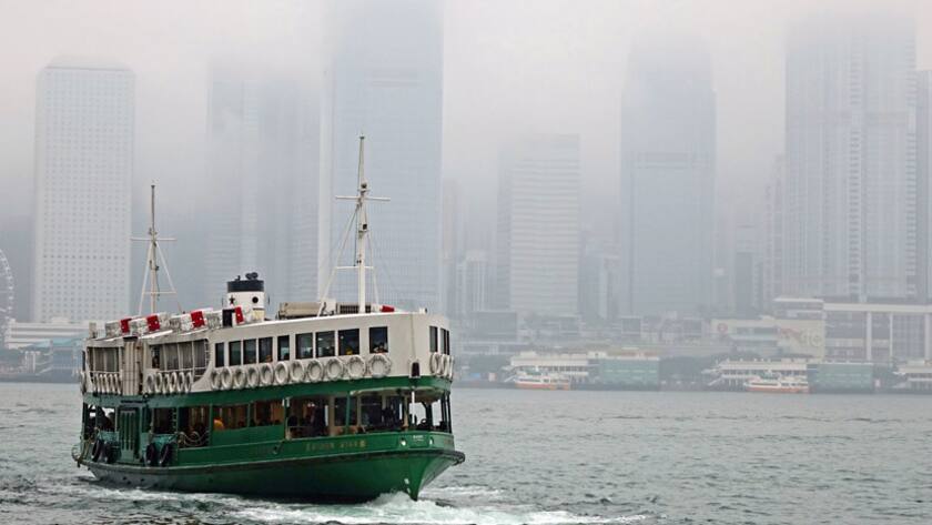 Die «Star Ferry» durchquert den Victoria Harbour in Hongkong.