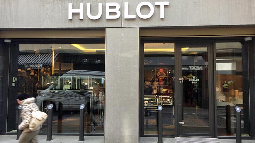 Bei asiatischen Touristen beliebt: Der Hublot-Shop in Luzern.