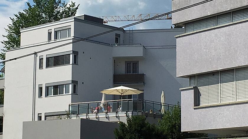Ein neueres Wohnhaus in Luzern.