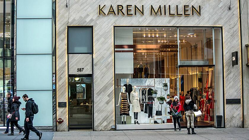 Karen-Millen-Shop in New York (Jan. 2016).