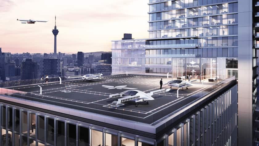 Das Münchner Startup Lilium will fliegende Taxis herstellen.