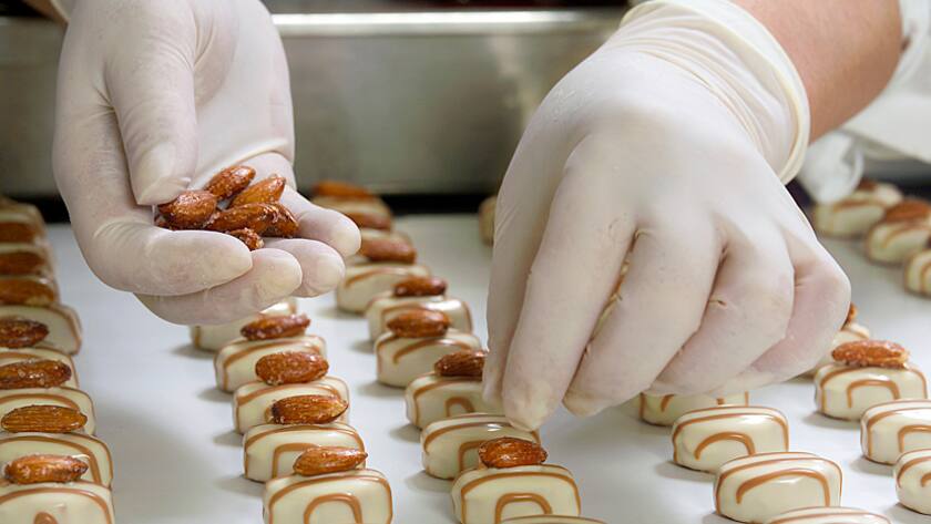 Pralinée-Produktion bei Lindt&Sprüngli.
