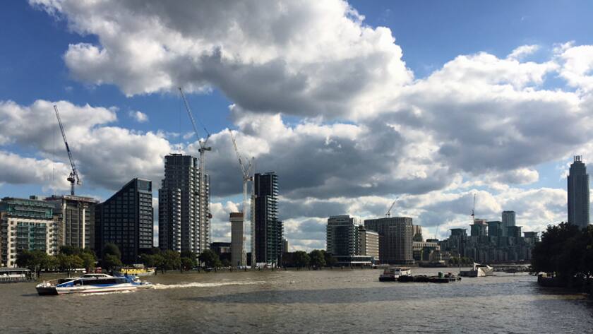 Hochpreis-Bauprojekte im Londoner Stadteil Vauxhall, genannt auch «Dubai-on-Thames».