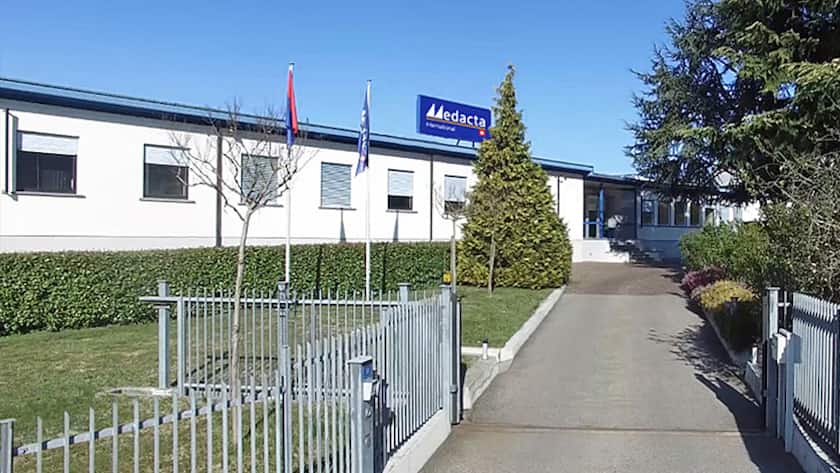 Hauptsitz der Medizintechnikfirma Medacta in Castel San Pietro (TI).