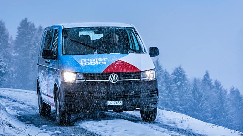 Ein Service-Fahrzeug von Meier Tobler.