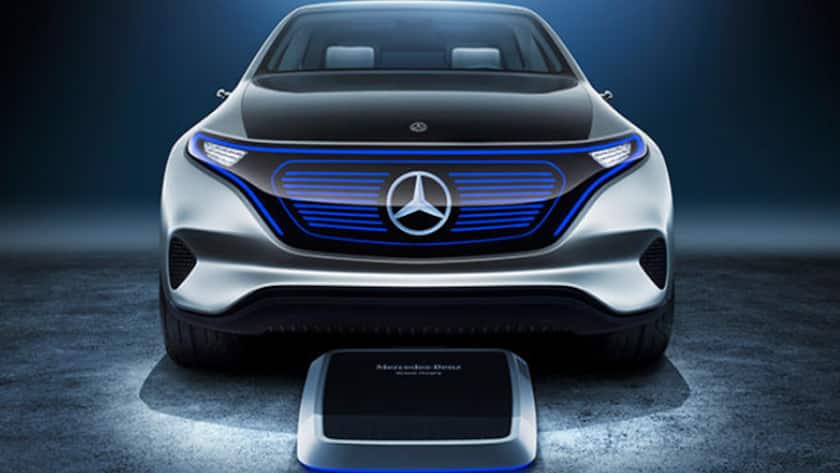Die Studie Mercedes EQ soll den Weg in die Elektroauto-Zukunft von Daimler weisen.