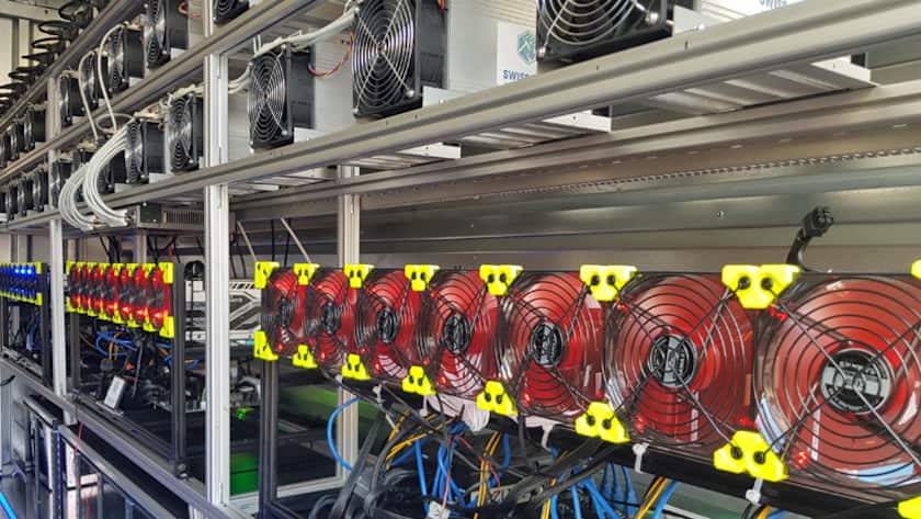 «Miner» für Kryptowährungen der Firma Swiss Alps Mining.